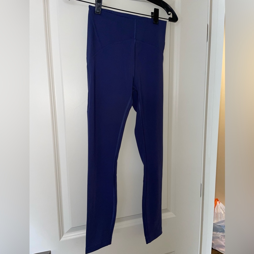 Lululemon Wunder Under Leggings in Blue